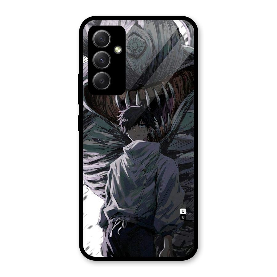 Yuta Strongest Curse User Glass Back Case for Galaxy A34