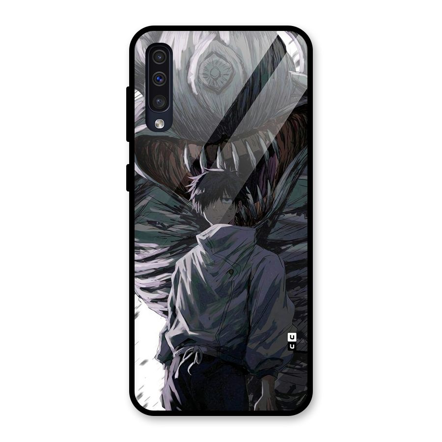 Yuta Strongest Curse User Glass Back Case for Galaxy A50s