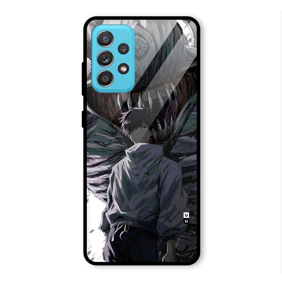 Yuta Strongest Curse User Glass Back Case for Galaxy A52s 5G