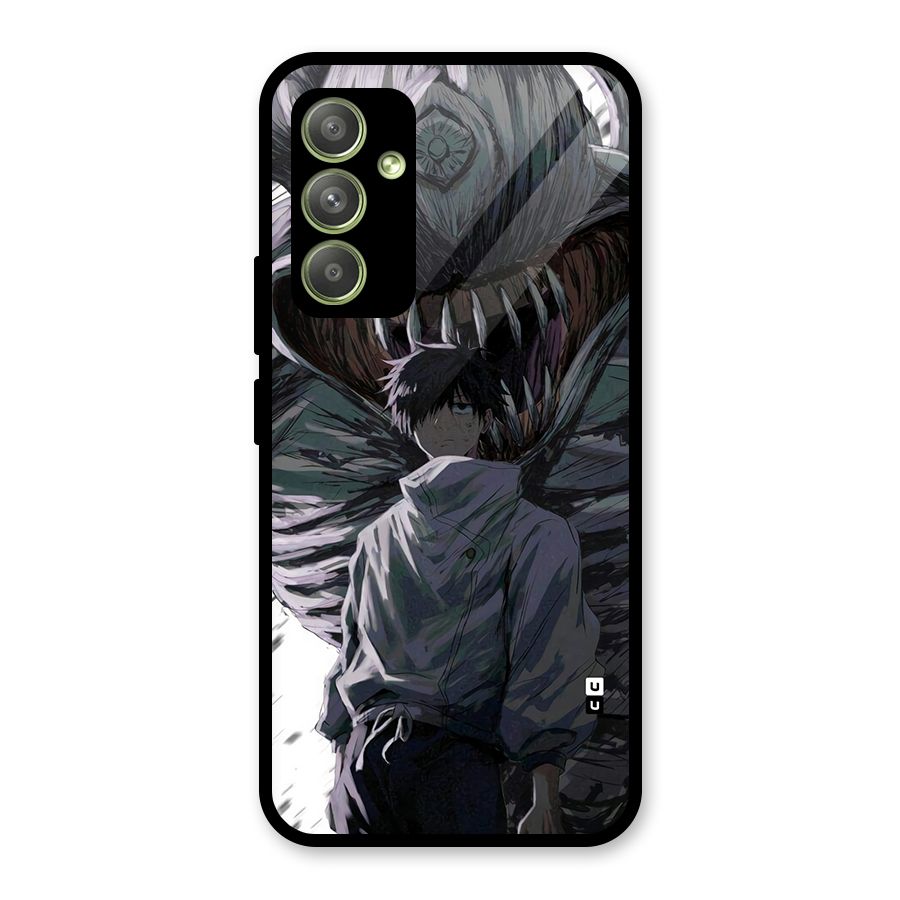 Yuta Strongest Curse User Glass Back Case for Galaxy A54