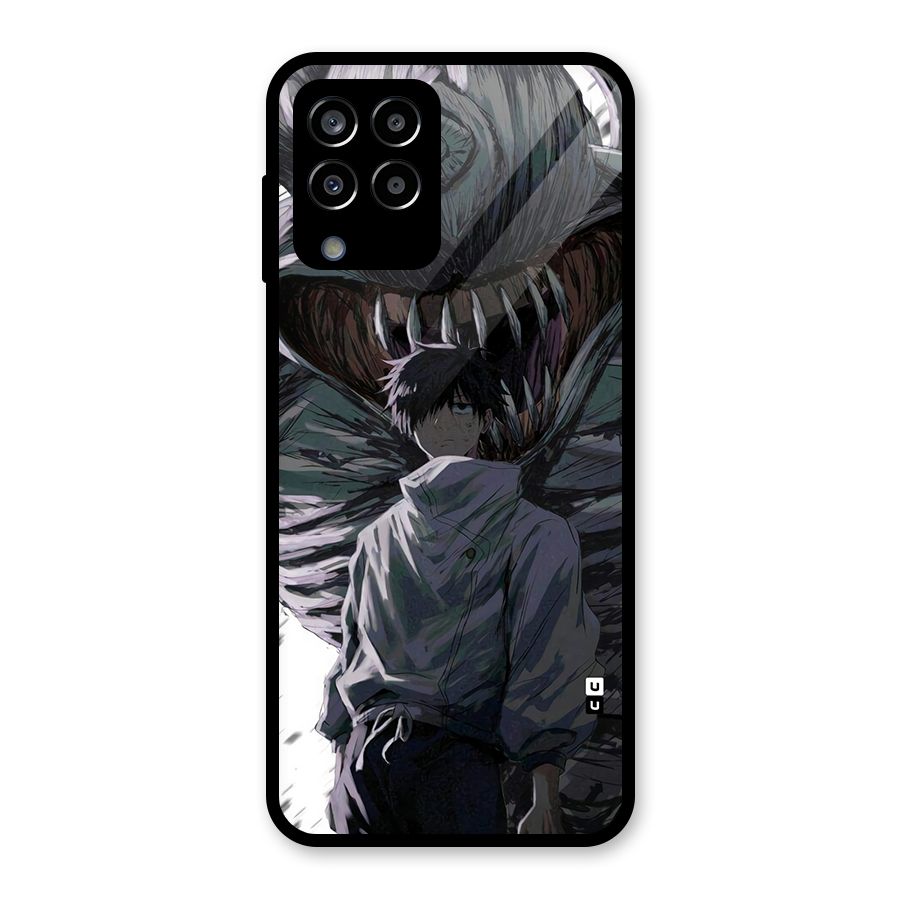 Yuta Strongest Curse User Glass Back Case for Galaxy M33
