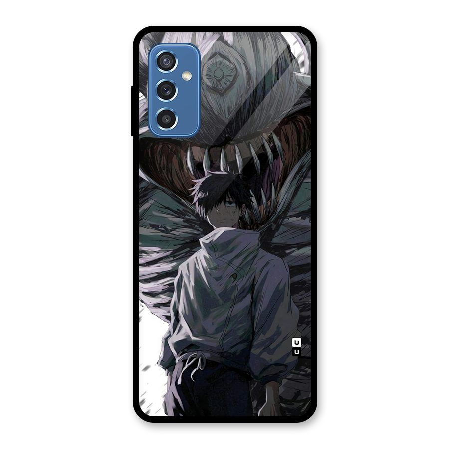 Yuta Strongest Curse User Glass Back Case for Galaxy M52 5G