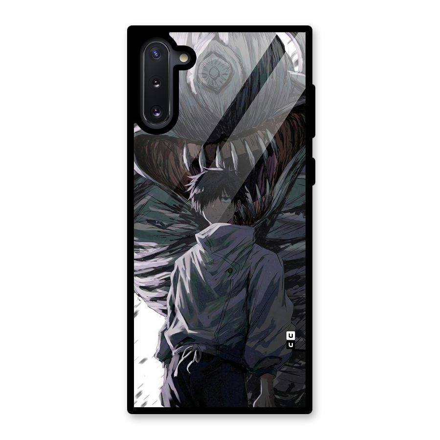 Yuta Strongest Curse User Glass Back Case for Galaxy Note 10