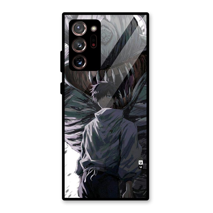 Yuta Strongest Curse User Glass Back Case for Galaxy Note 20 Ultra