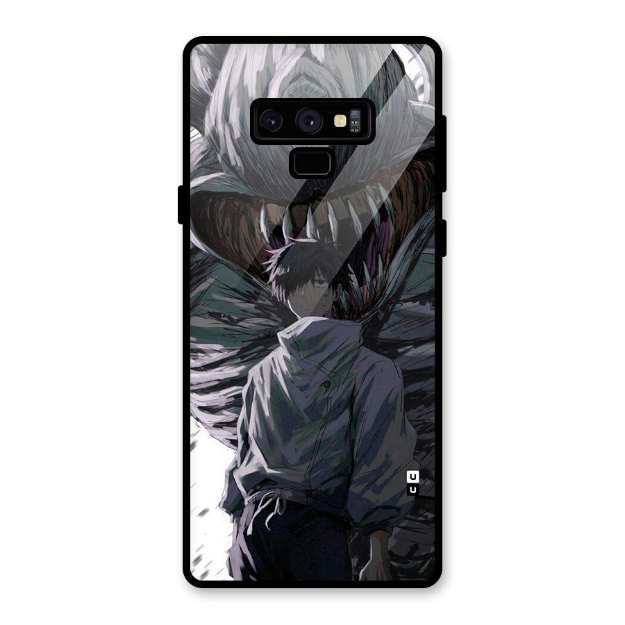Yuta Strongest Curse User Glass Back Case for Galaxy Note 9