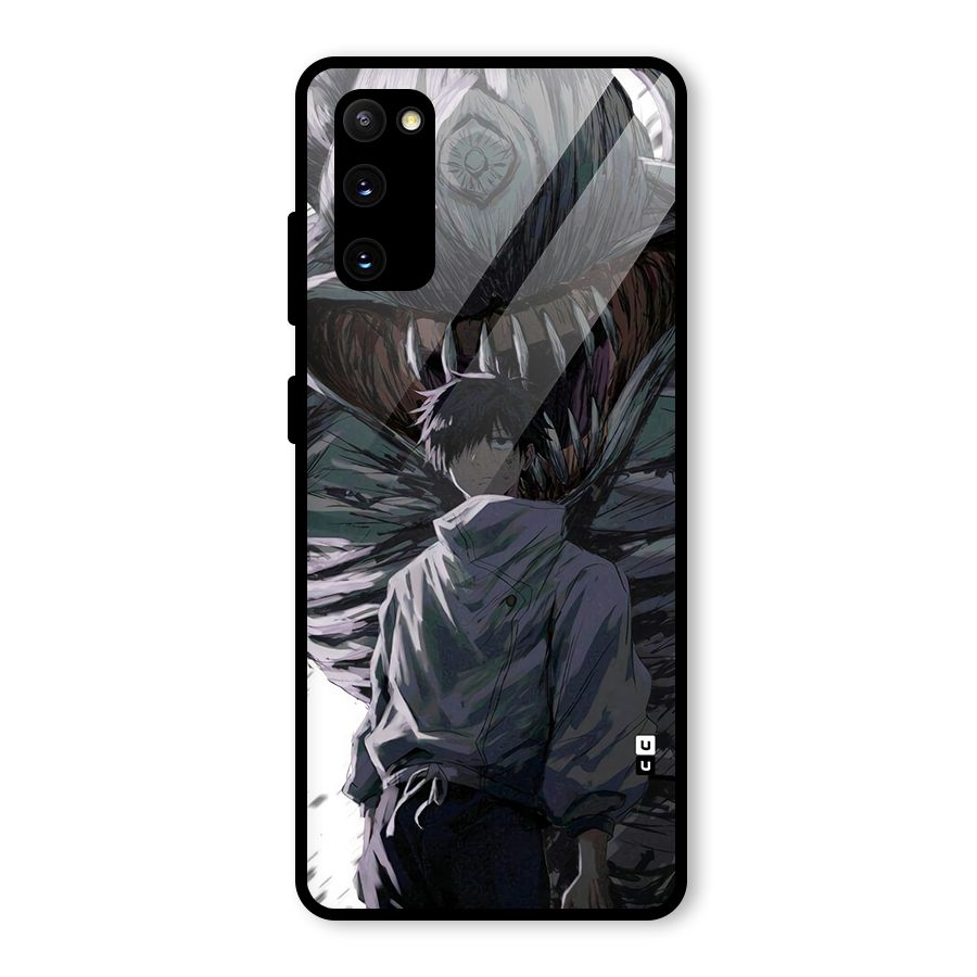 Yuta Strongest Curse User Glass Back Case for Galaxy S20 FE