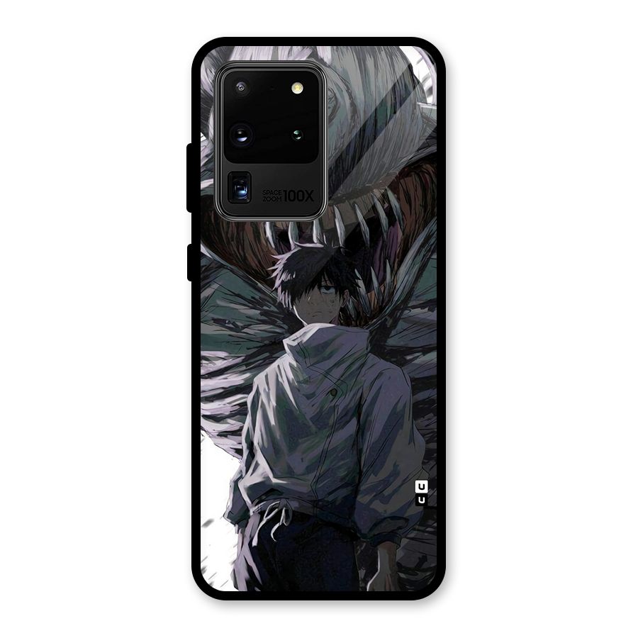 Yuta Strongest Curse User Glass Back Case for Galaxy S20 Ultra