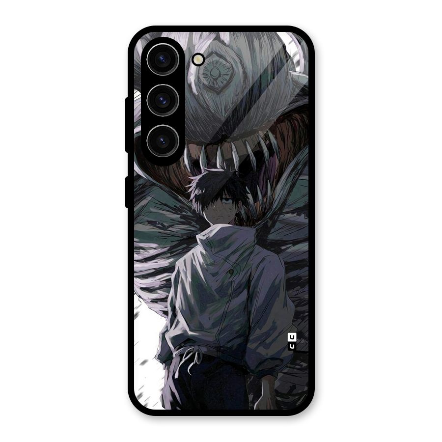 Yuta Strongest Curse User Glass Back Case for Galaxy S23