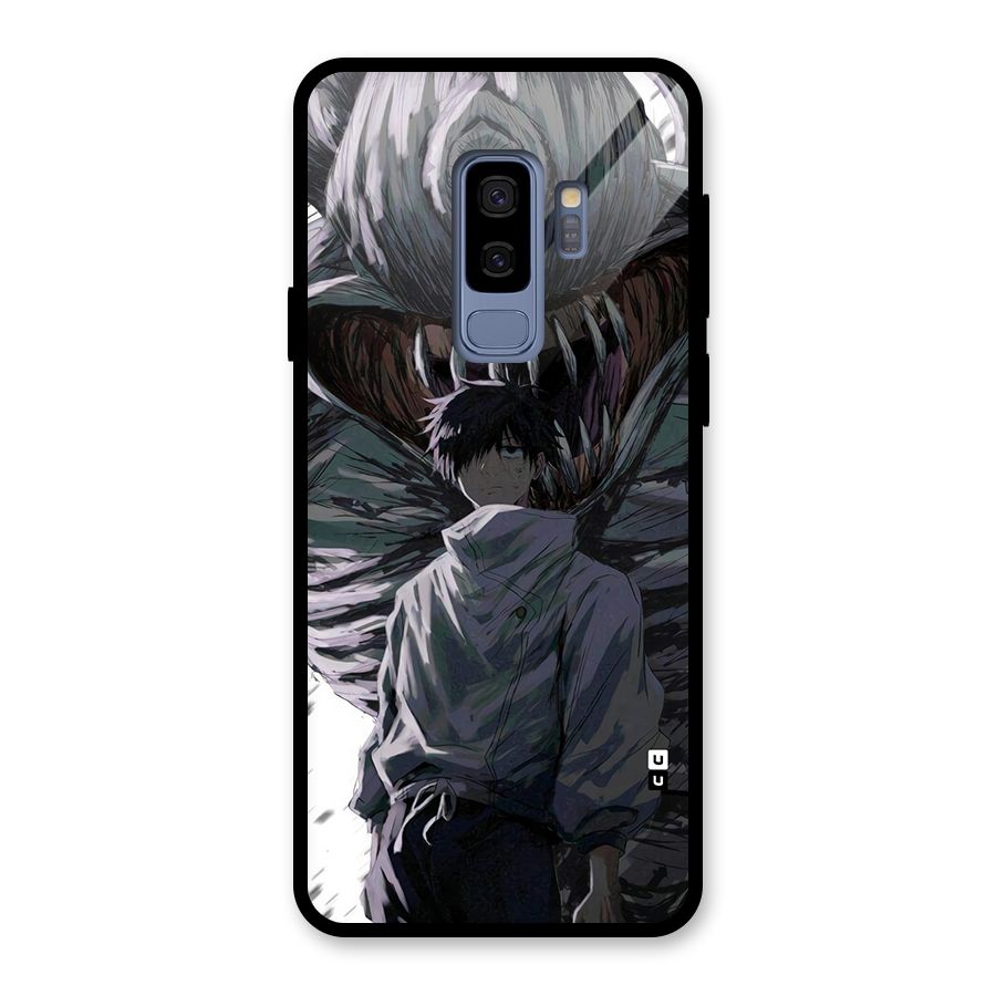 Yuta Strongest Curse User Glass Back Case for Galaxy S9 Plus