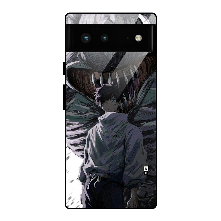 Yuta Strongest Curse User Glass Back Case for Google Pixel 6