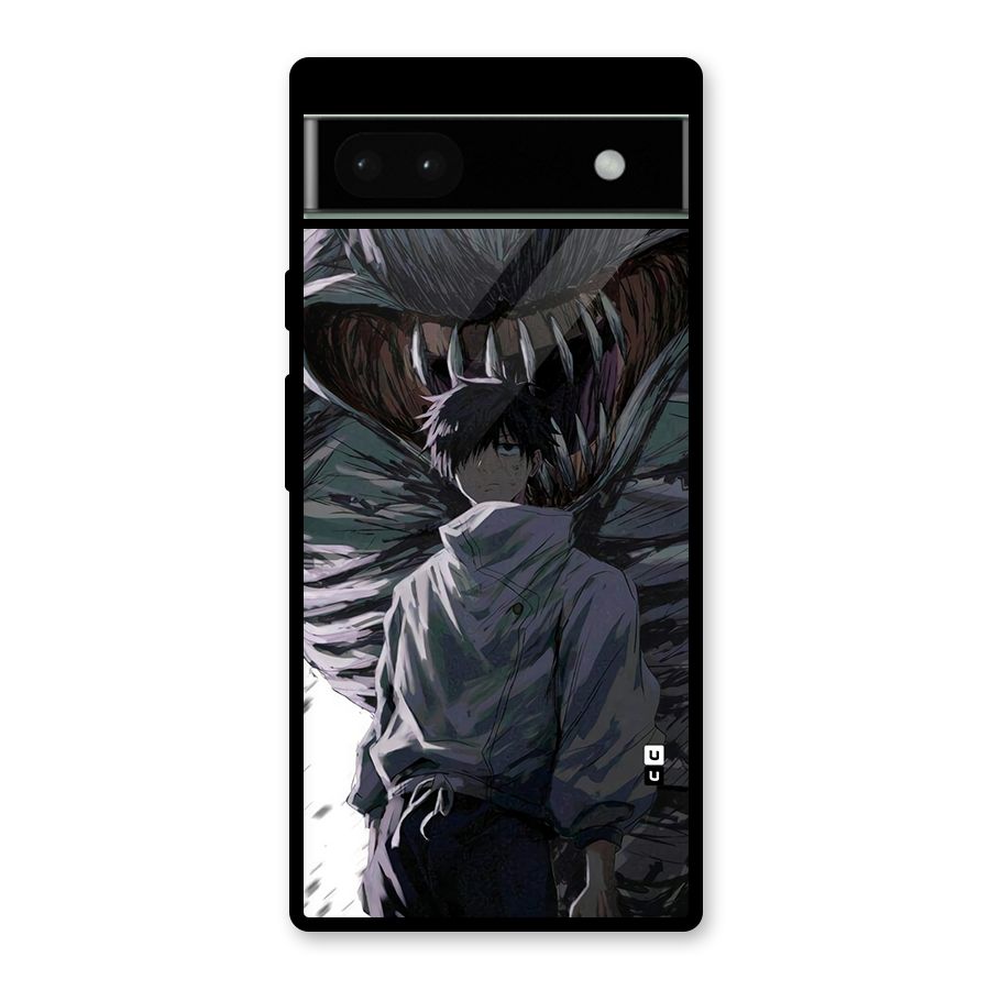 Yuta Strongest Curse User Glass Back Case for Google Pixel 6a