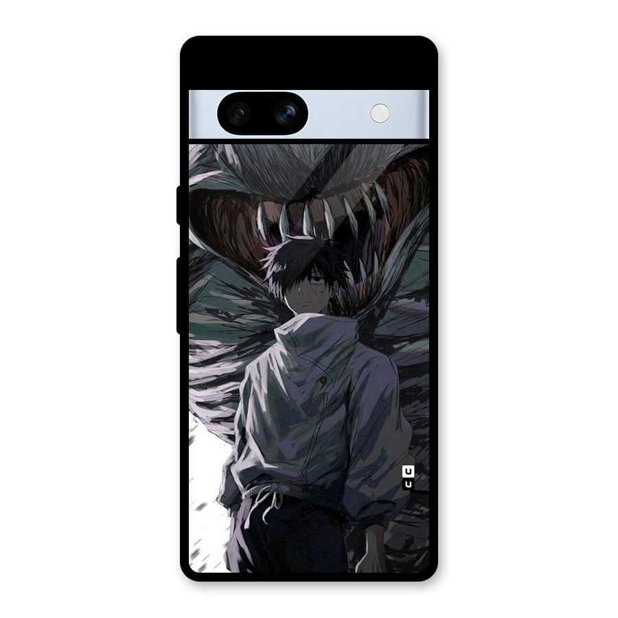 Yuta Strongest Curse User Glass Back Case for Google Pixel 7a