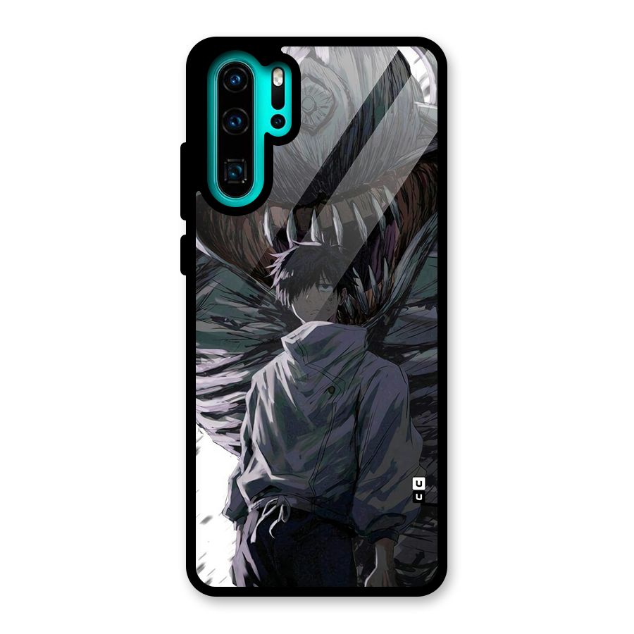 Yuta Strongest Curse User Glass Back Case for Huawei P30 Pro