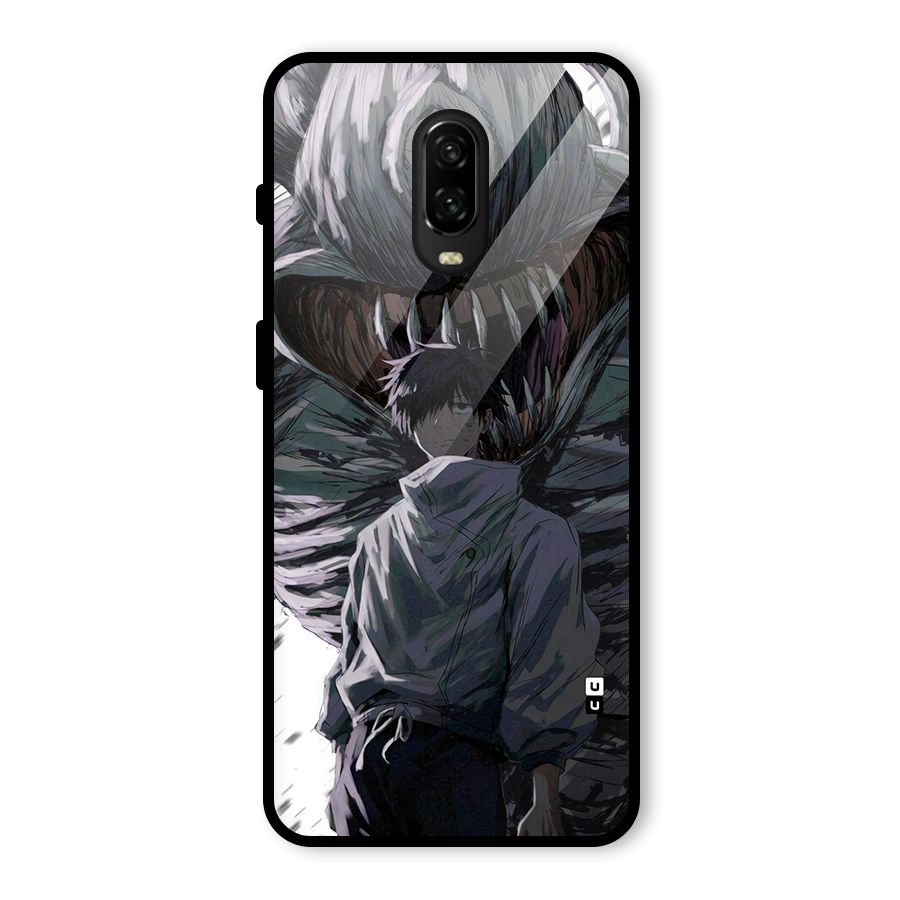 Yuta Strongest Curse User Glass Back Case for OnePlus 6T