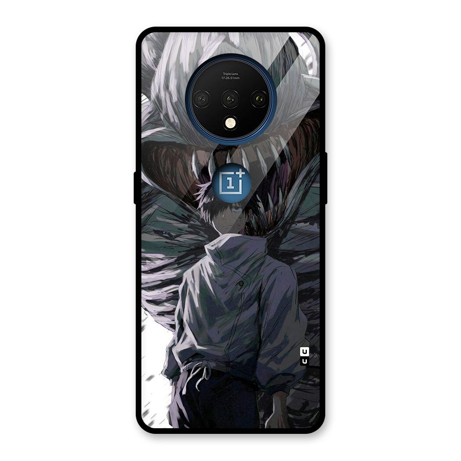 Yuta Strongest Curse User Glass Back Case for OnePlus 7T