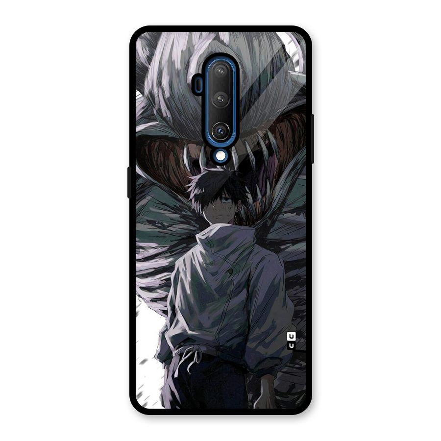 Yuta Strongest Curse User Glass Back Case for OnePlus 7T Pro