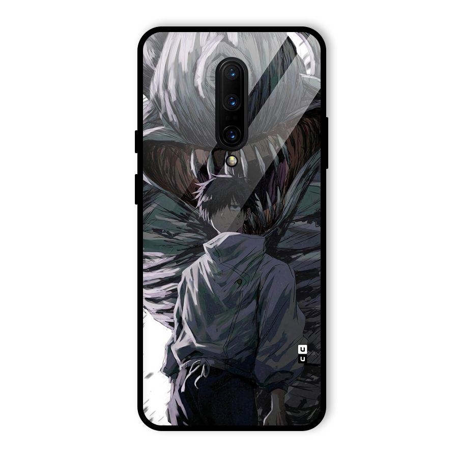 Yuta Strongest Curse User Glass Back Case for OnePlus 7 Pro