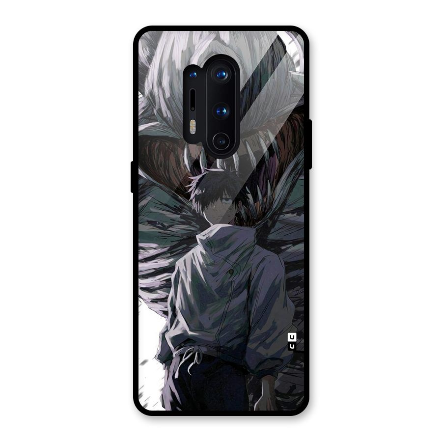 Yuta Strongest Curse User Glass Back Case for OnePlus 8 Pro