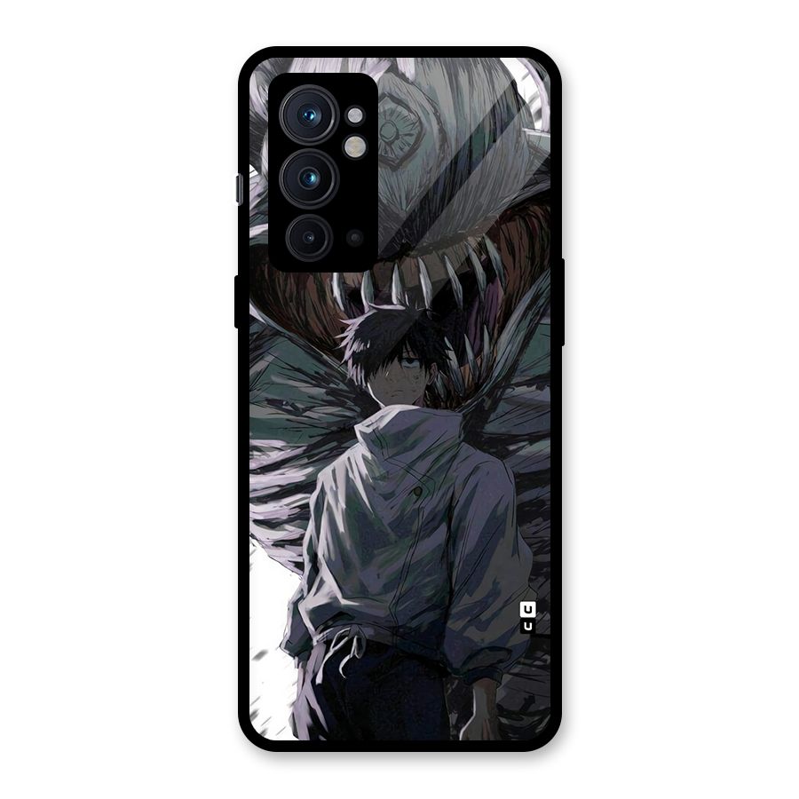 Yuta Strongest Curse User Glass Back Case for OnePlus 9RT 5G