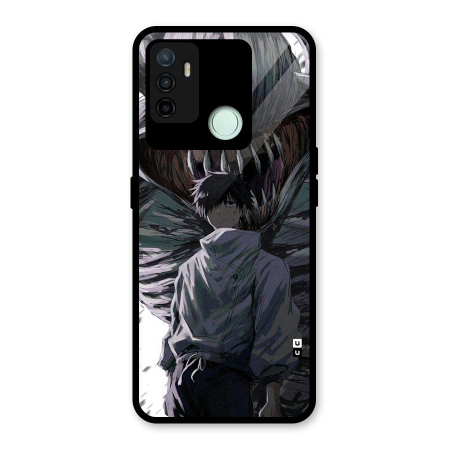 Yuta Strongest Curse User Glass Back Case for Oppo A53