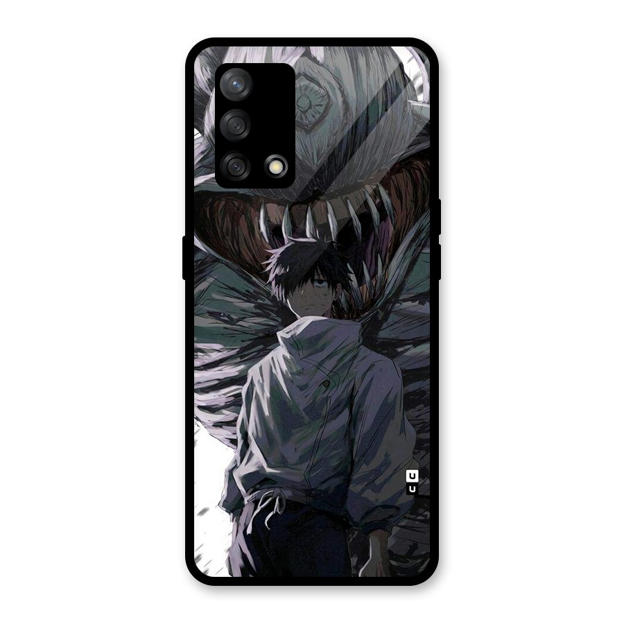 Yuta Strongest Curse User Glass Back Case for Oppo F19