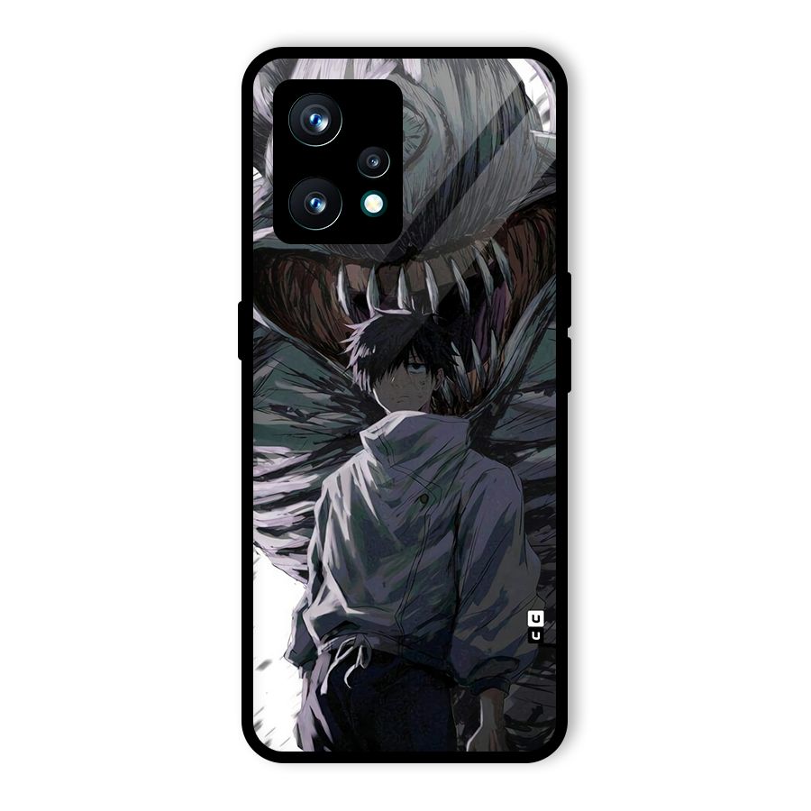 Yuta Strongest Curse User Glass Back Case for Realme 9 Pro Plus 5G
