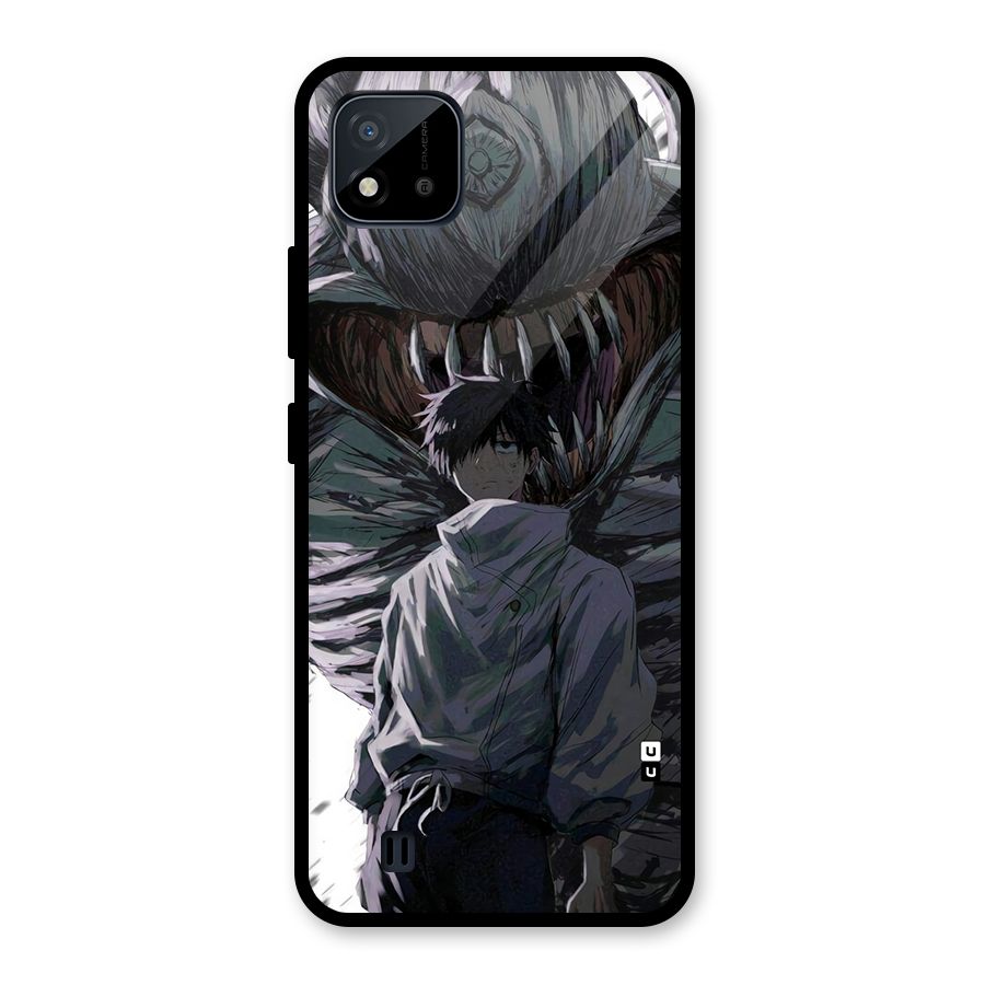 Yuta Strongest Curse User Glass Back Case for Realme C11 2021