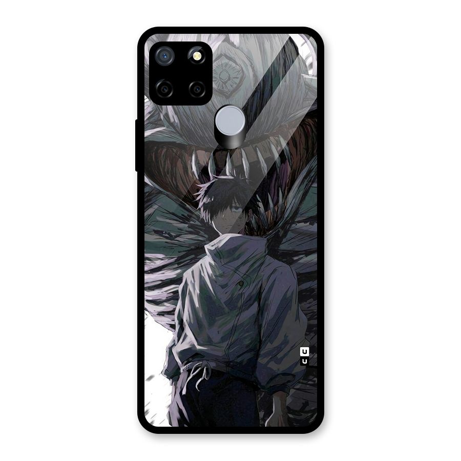 Yuta Strongest Curse User Glass Back Case for Realme C12
