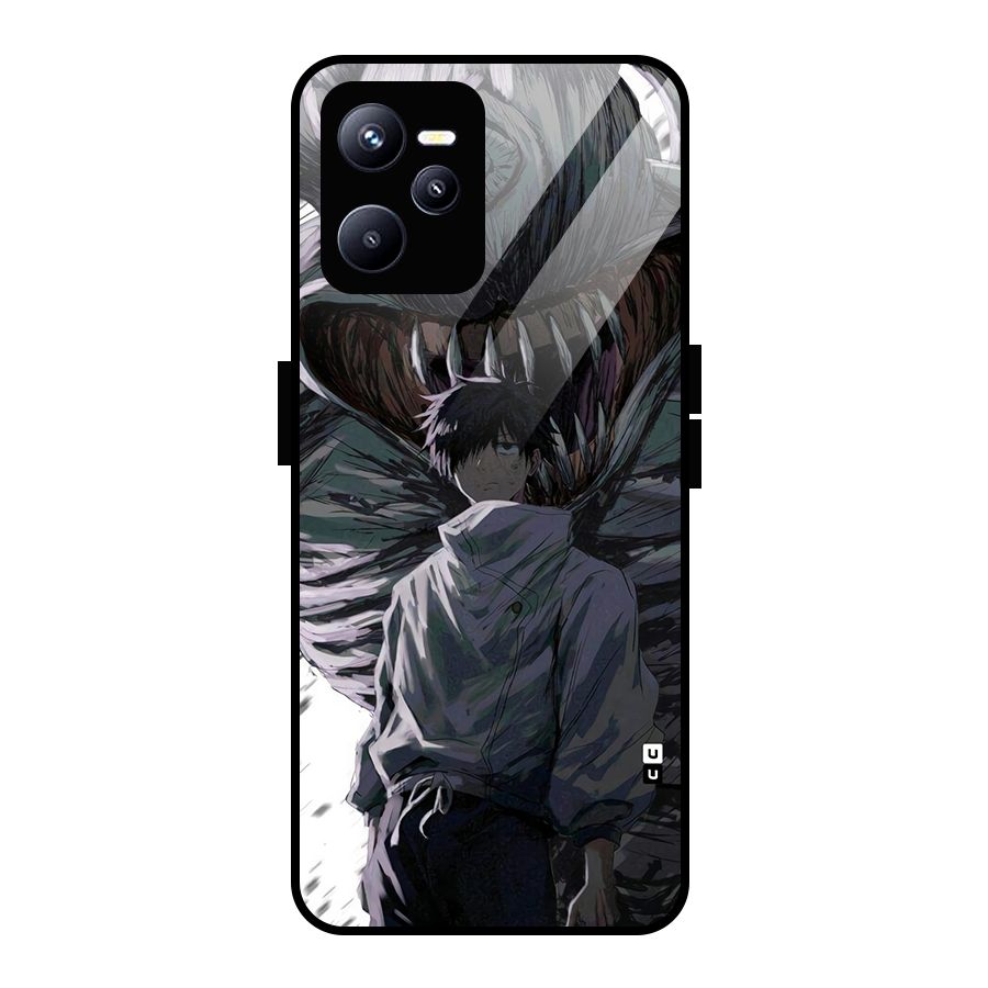 Yuta Strongest Curse User Glass Back Case for Realme C35