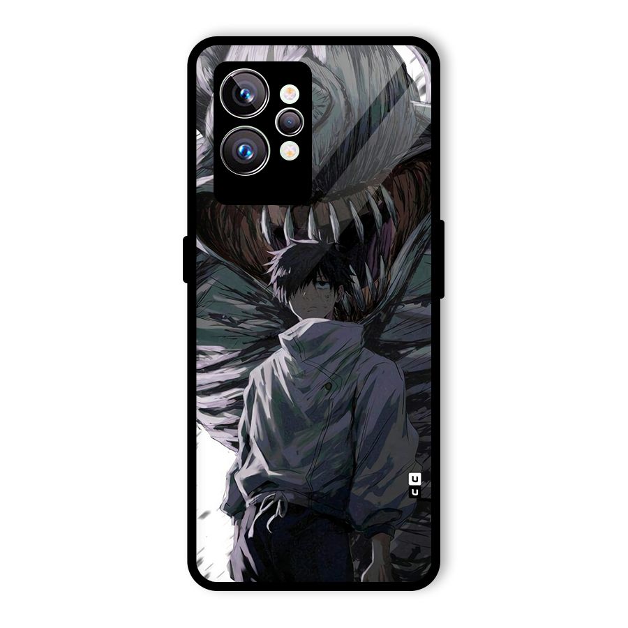 Yuta Strongest Curse User Glass Back Case for Realme GT2 Pro