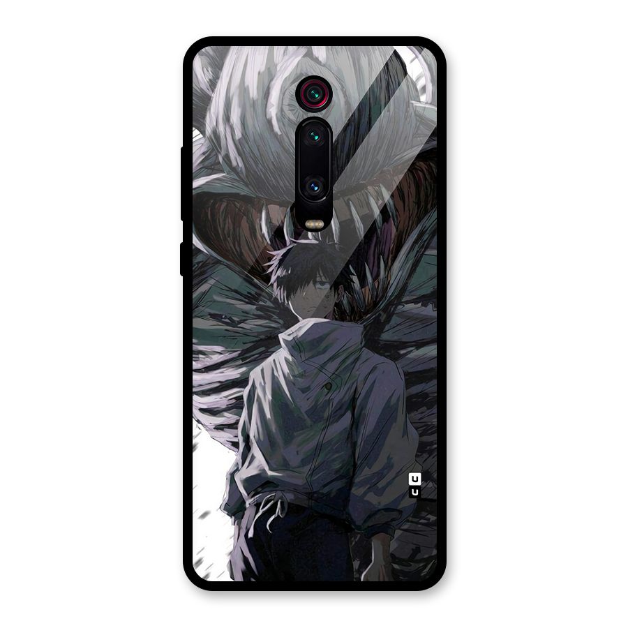 Yuta Strongest Curse User Glass Back Case for Redmi K20 Pro