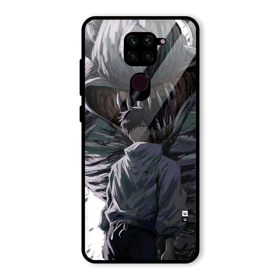 Yuta Strongest Curse User Glass Back Case for Redmi Note 9