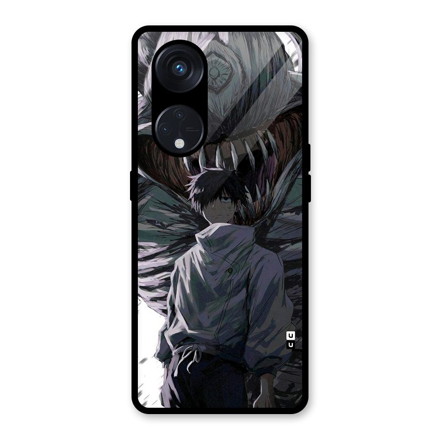 Yuta Strongest Curse User Glass Back Case for Reno8 T 5G