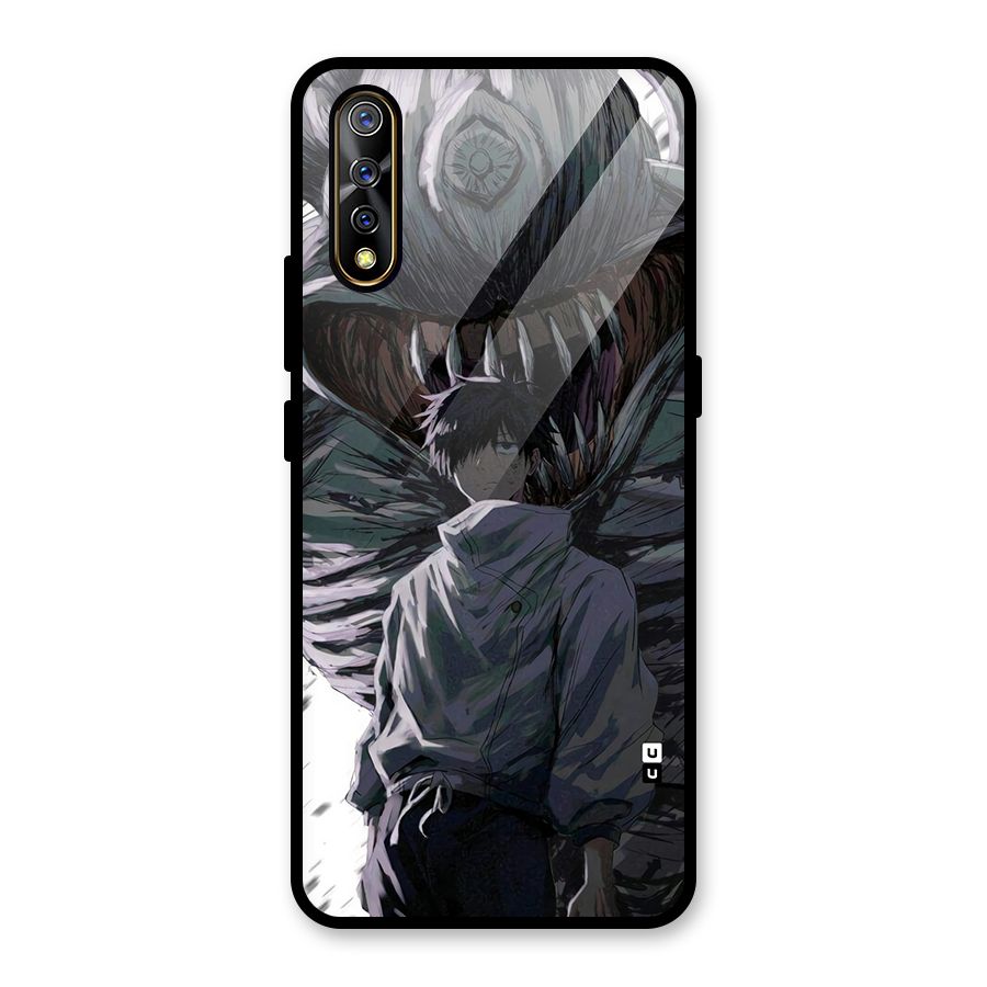 Yuta Strongest Curse User Glass Back Case for Vivo S1