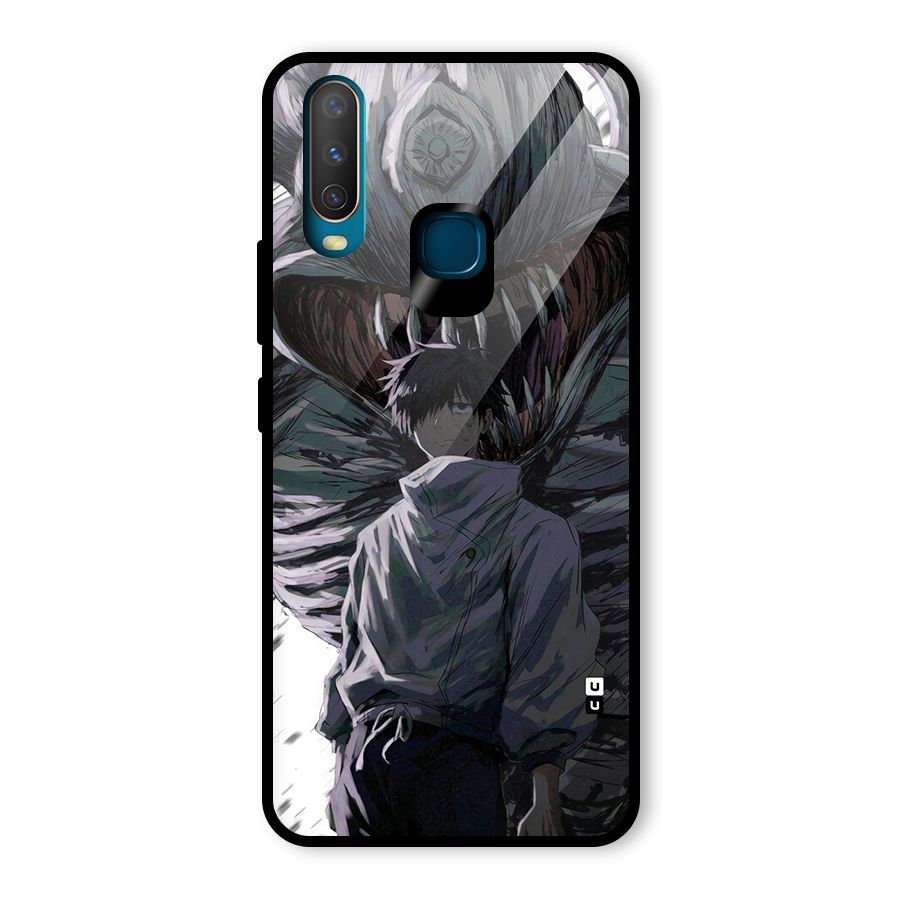 Yuta Strongest Curse User Glass Back Case for Vivo Y15