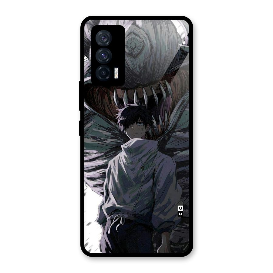 Yuta Strongest Curse User Glass Back Case for Vivo iQOO 7 5G
