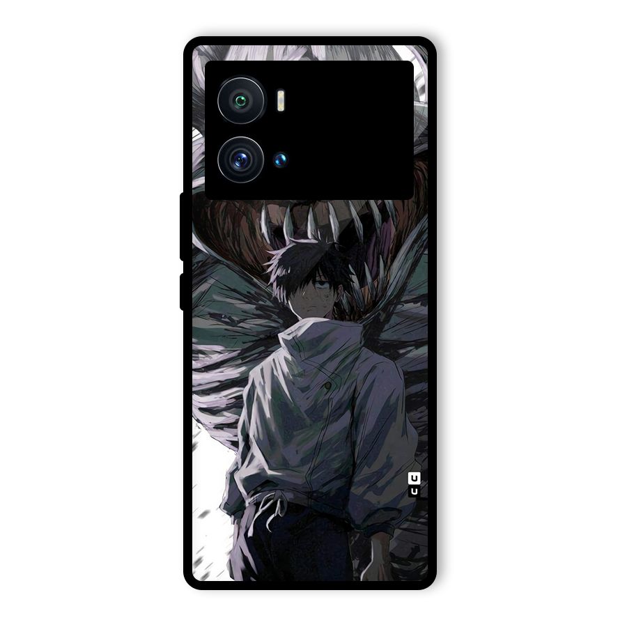 Yuta Strongest Curse User Glass Back Case for Vivo iQOO 9 Pro