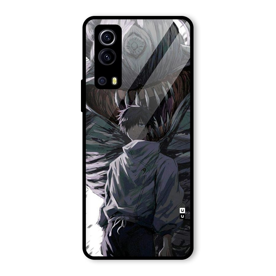 Yuta Strongest Curse User Glass Back Case for Vivo iQOO Z3