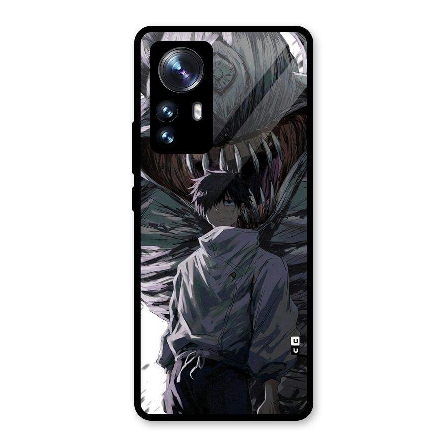 Yuta Strongest Curse User Glass Back Case for Xiaomi 12 Pro
