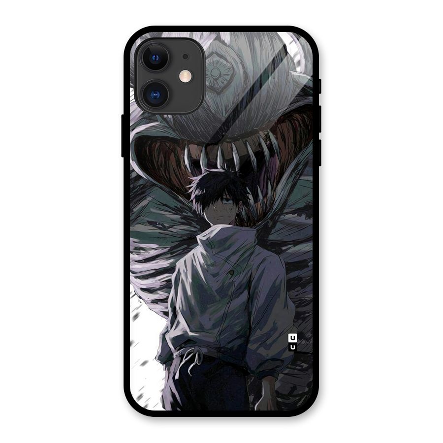 Yuta Strongest Curse User Glass Back Case for iPhone 11