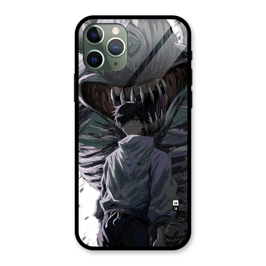 Yuta Strongest Curse User Glass Back Case for iPhone 11 Pro
