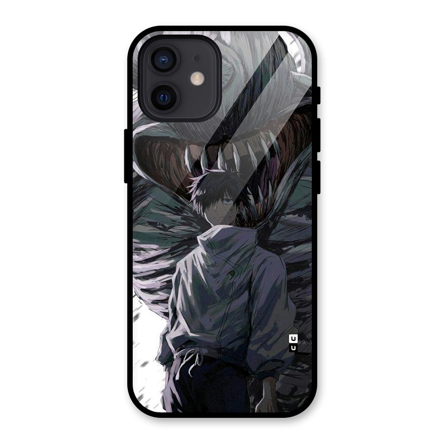 Yuta Strongest Curse User Glass Back Case for iPhone 12
