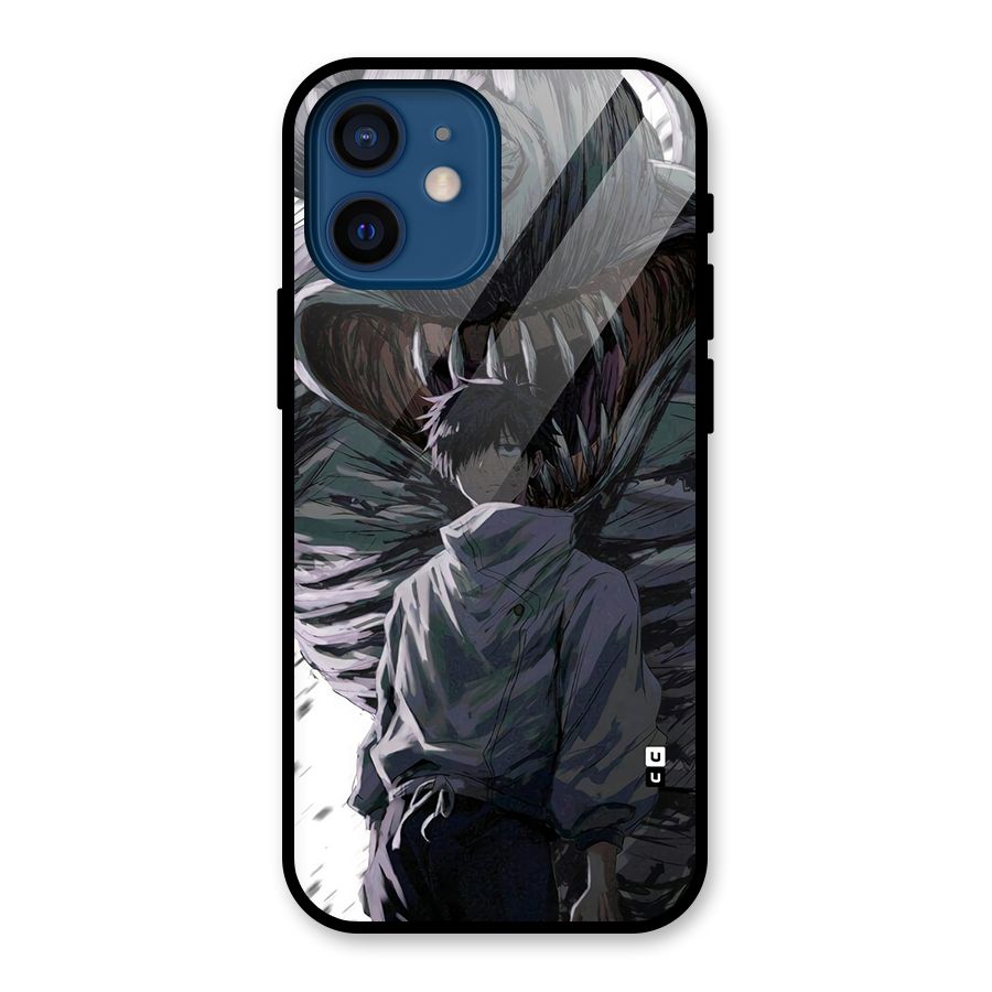 Yuta Strongest Curse User Glass Back Case for iPhone 12 Mini