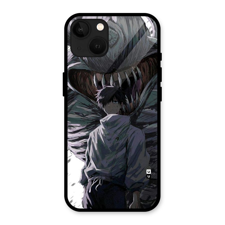 Yuta Strongest Curse User Glass Back Case for iPhone 13
