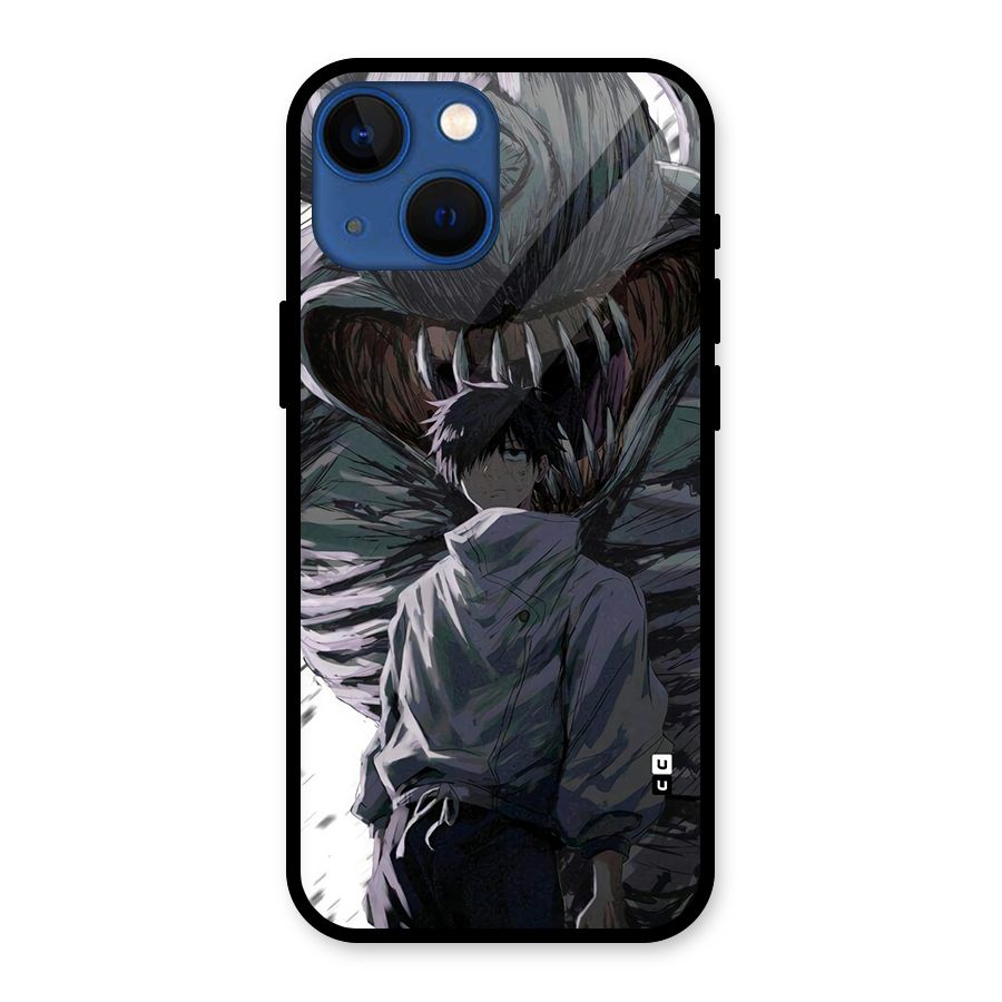 Yuta Strongest Curse User Glass Back Case for iPhone 13 Mini