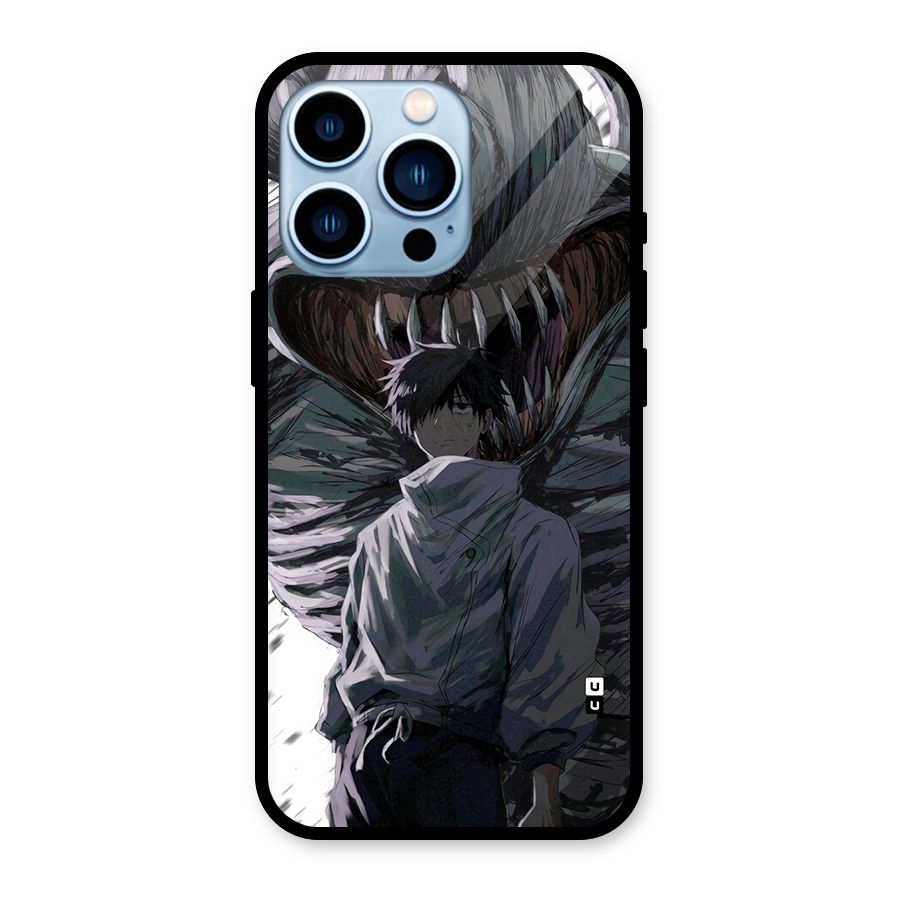 Yuta Strongest Curse User Glass Back Case for iPhone 13 Pro