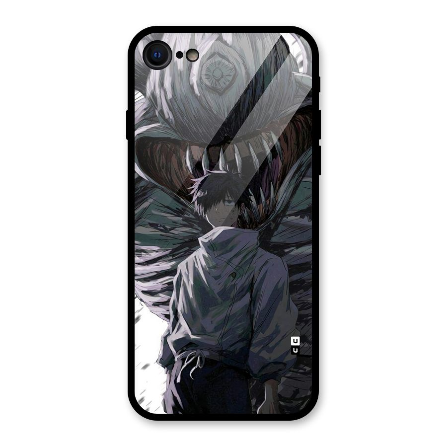 Yuta Strongest Curse User Glass Back Case for iPhone 7