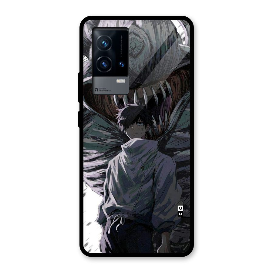 Yuta Strongest Curse User Glass Back Case for iQOO 9 5G
