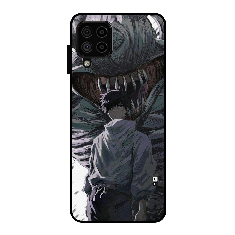 Yuta Strongest Curse User Metal Back Case for Galaxy A22 4G