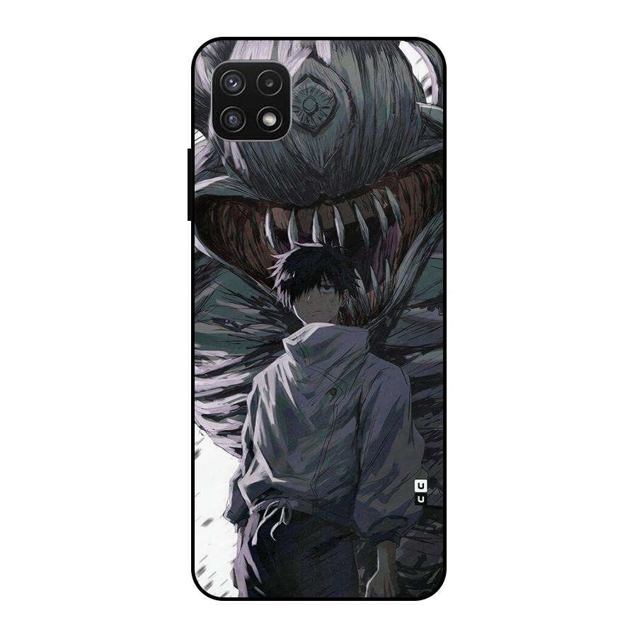 Yuta Strongest Curse User Metal Back Case for Galaxy A22 5G